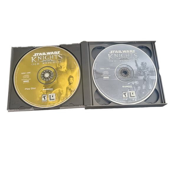 Retro Star Wars Knights of the Old Republic PC CD-ROM 4 Disc Manual Rated Teen - Picture 7 of 8